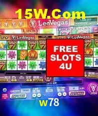 Slots com jackpots e giros grátis na w78